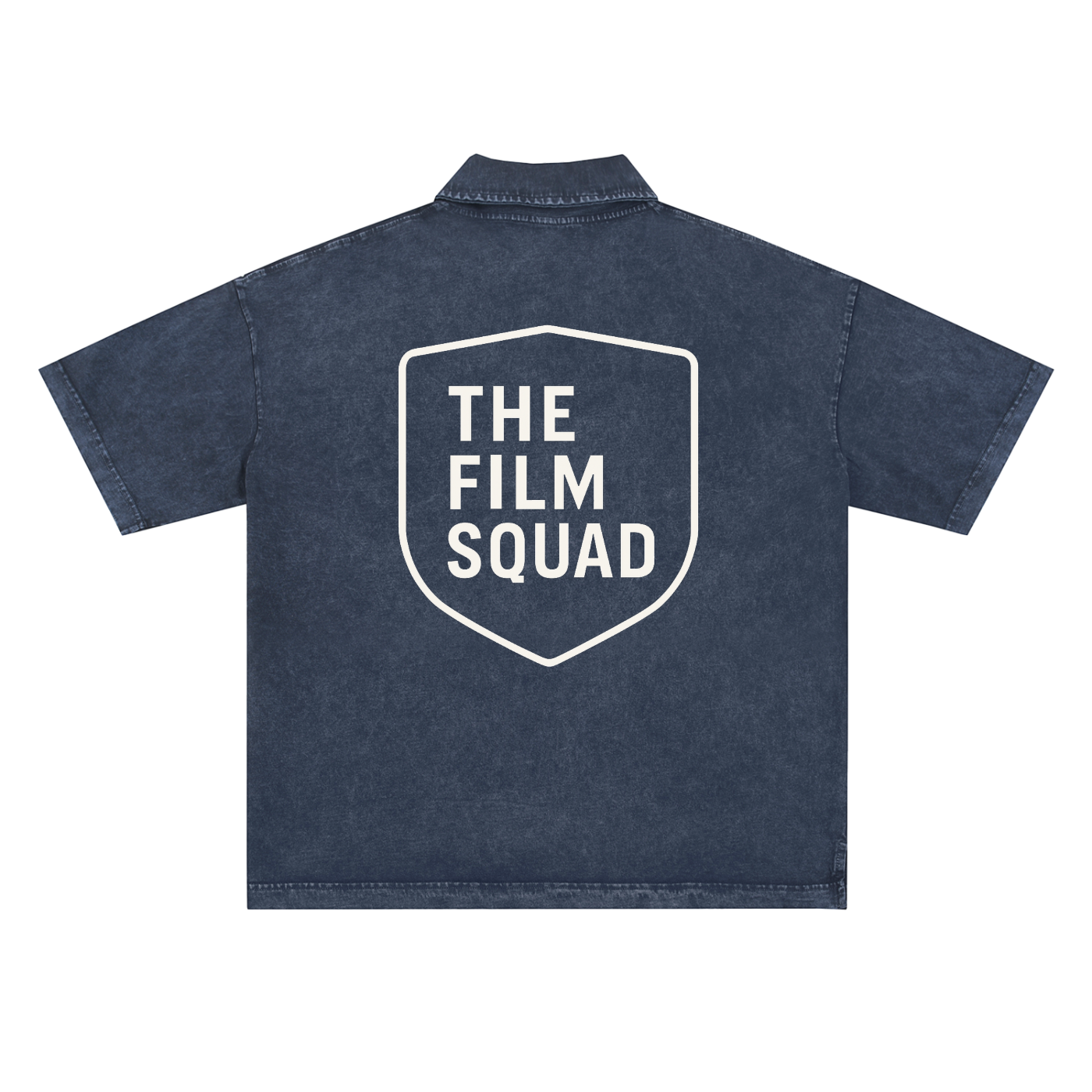 Heavyweight Snow-Washed Polo T-Shirt