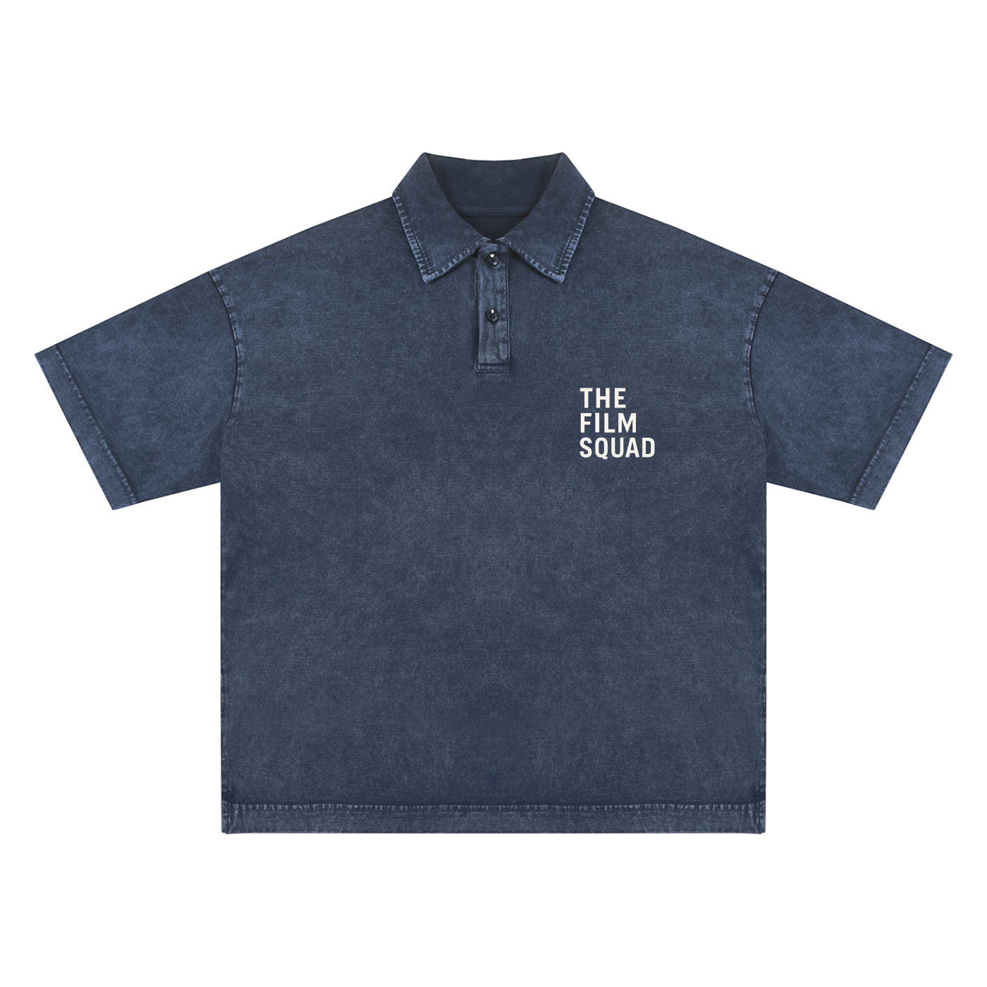 Heavyweight Snow-Washed Polo T-Shirt